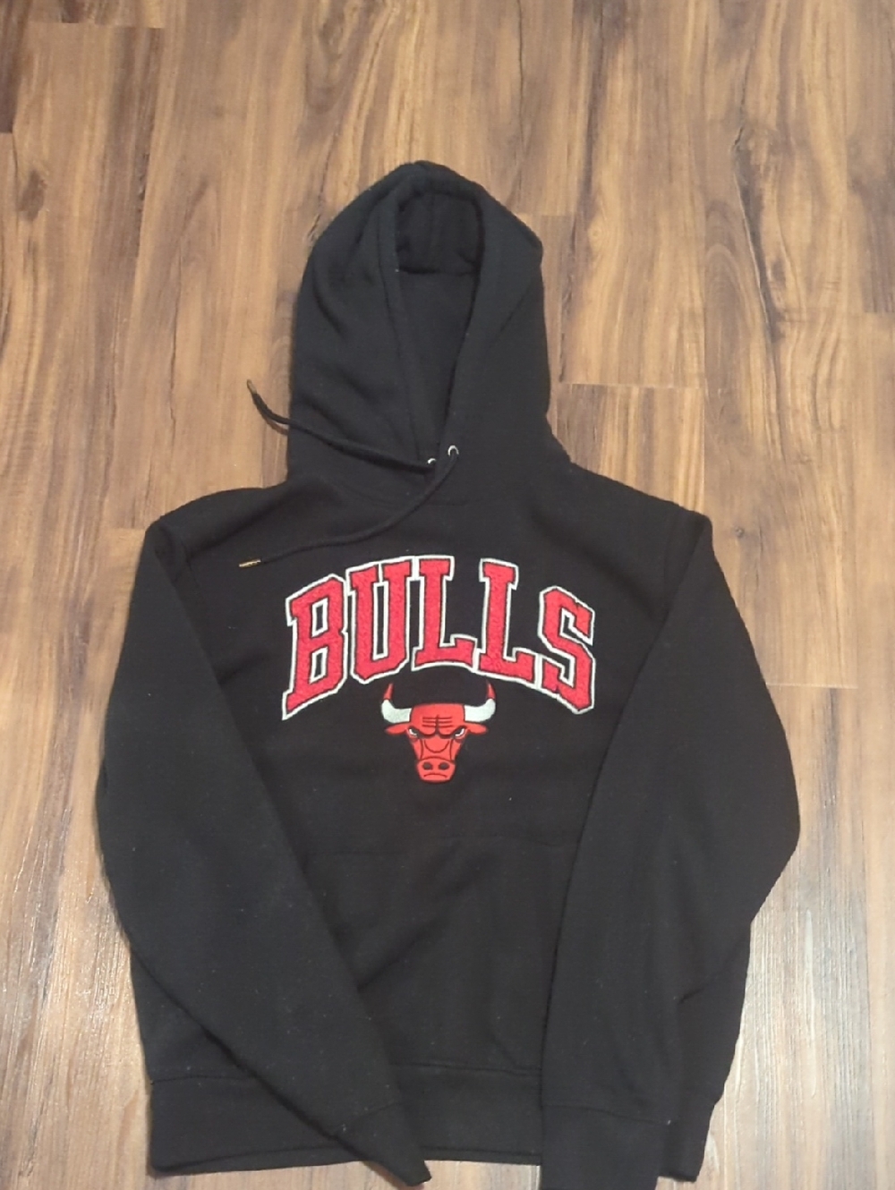 NBA Black Hoodie with Red Bulls Logo
